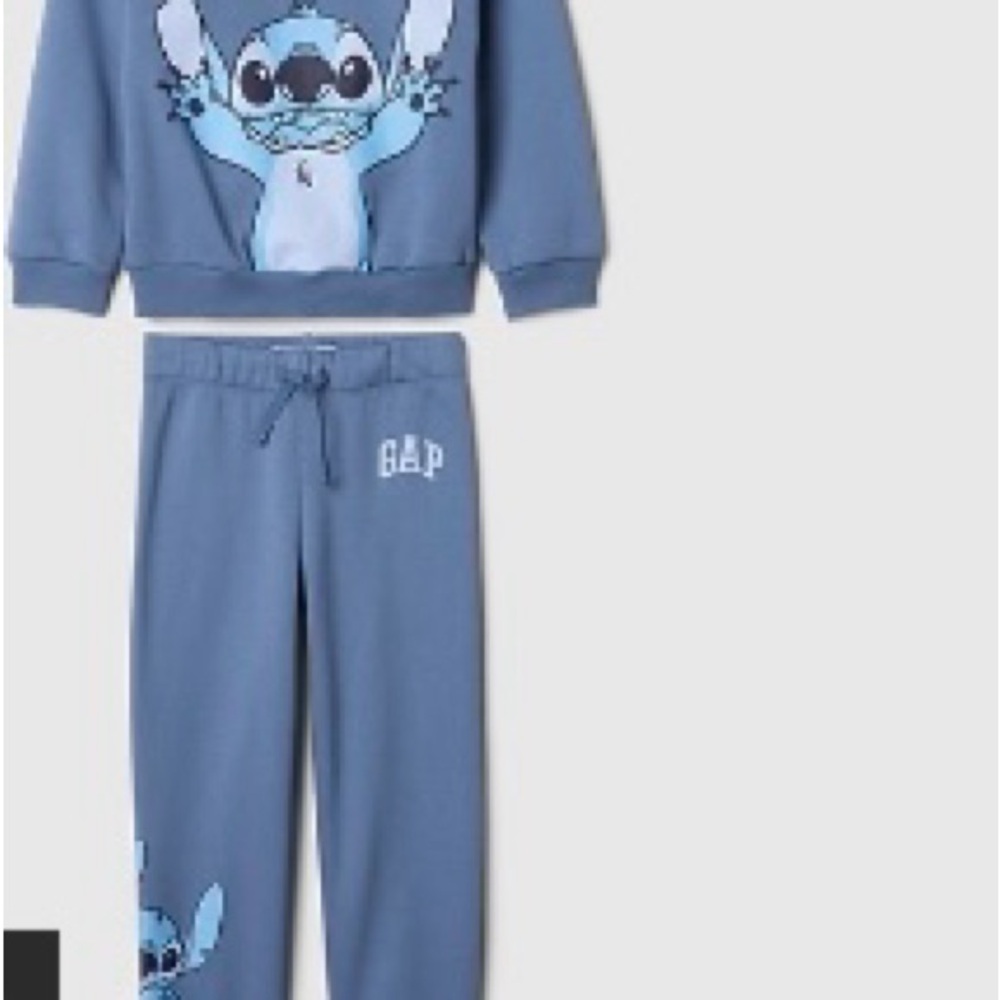 GAP Kids Blue Disney lilo and stitch Character 2 piece Set